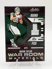 2025 Panini Absolute War Room Materials Mason Taylor #WRM-MTR card