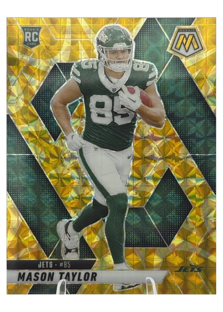 2025 Panini Mosaic Base Set Mason Taylor Gold #324 card