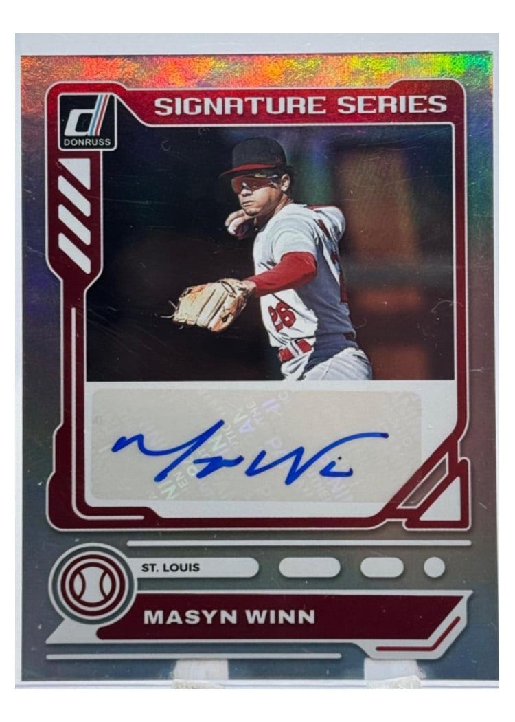 2023 Donruss Signature Series Masyn Winn #SS-MW card