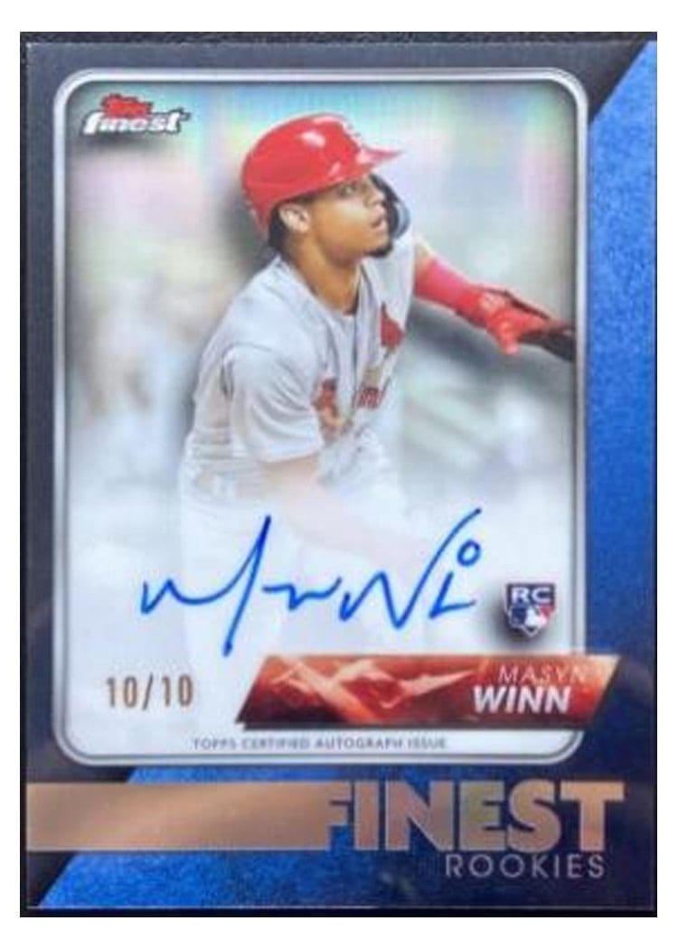 2024 Finest Rookies Autographs Masyn Winn #FR-MW card