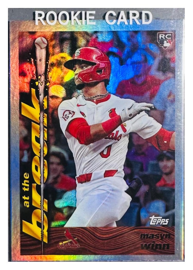 2024 Topps Archives 1995 Topps Traded & Rookies At the Break Masyn Winn #95ATB-18 card