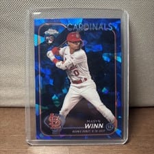 2024 Topps Chrome Update Sapphire Edition Base Set Masyn Winn #USCS272 card