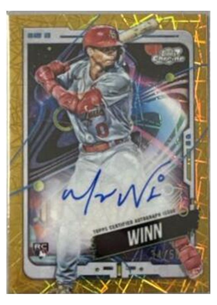 2024 Topps Cosmic Chrome Autographs Masyn Winn #CCA-MW card