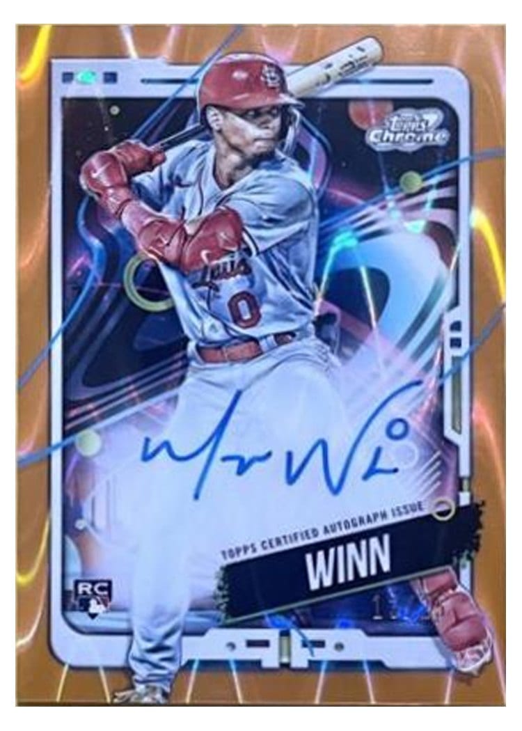 2024 Topps Cosmic Chrome Autographs Masyn Winn #CCA-MW card
