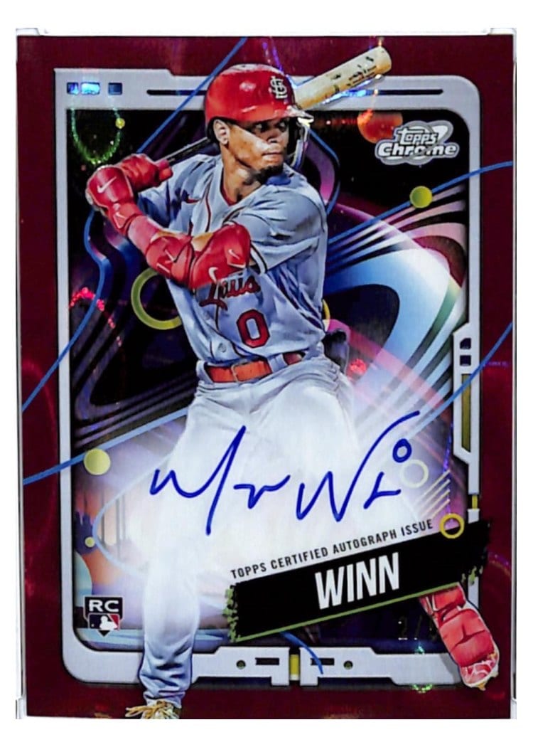 2024 Topps Cosmic Chrome Autographs Masyn Winn #CCA-MW card