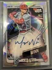 2024 Topps Cosmic Chrome Autographs Masyn Winn #CCA-MW card