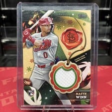 2024 Topps Holiday Relics Masyn Winn #RC-MW card
