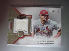 2024 Topps Tier One Rookie Relics Masyn Winn #RR-MW card