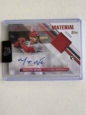 2024 Topps Update Major League Materials Autographs Masyn Winn #MLMAU-MW