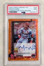 2025 Topps Chrome Update CupFractor Autograph Masyn Winn #CUP-MW card