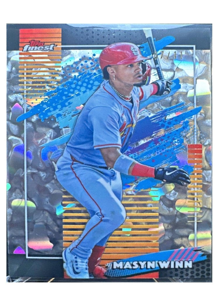 2026 Topps Finest Masyn Winn Molten Mercury Refractor #174 card
