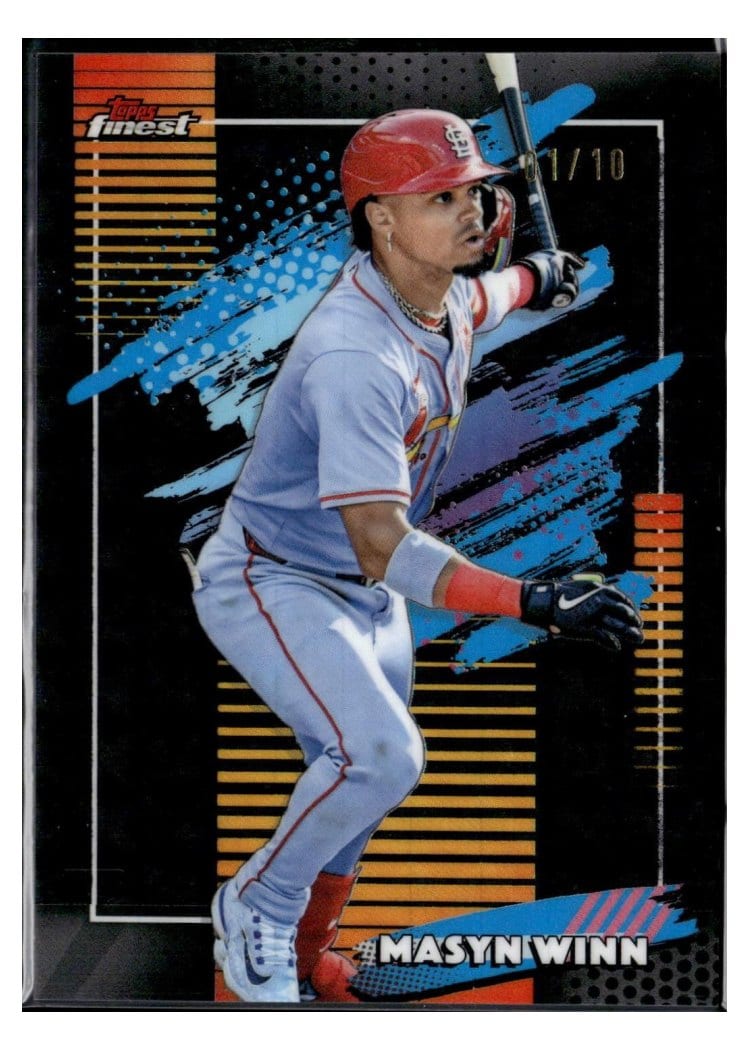 2026 Topps Finest Masyn Winn Black X-Fractor #174 card