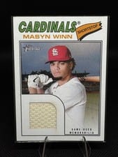 2026 Topps Heritage Real One Relics Masyn Winn #ROR-MW card