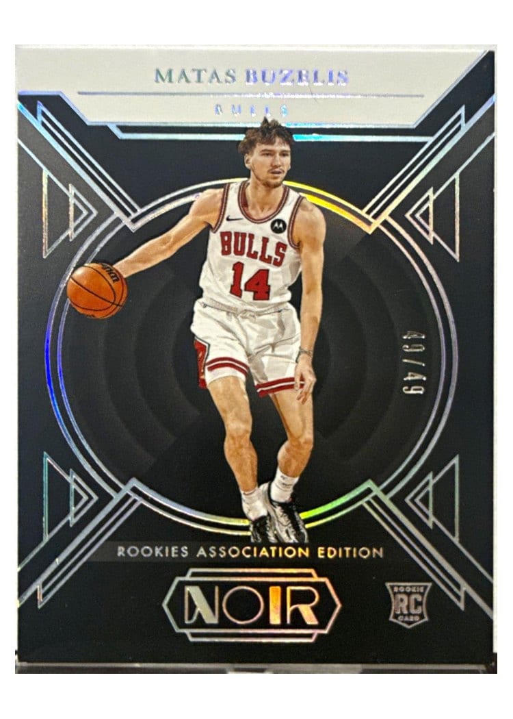 2024-25 Panini Noir Base Set Matas Buzelis #144 card