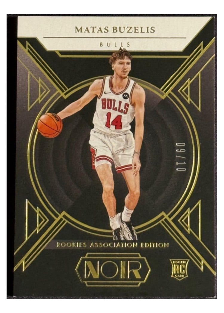 2024-25 Panini Noir Base Set Matas Buzelis #144 card