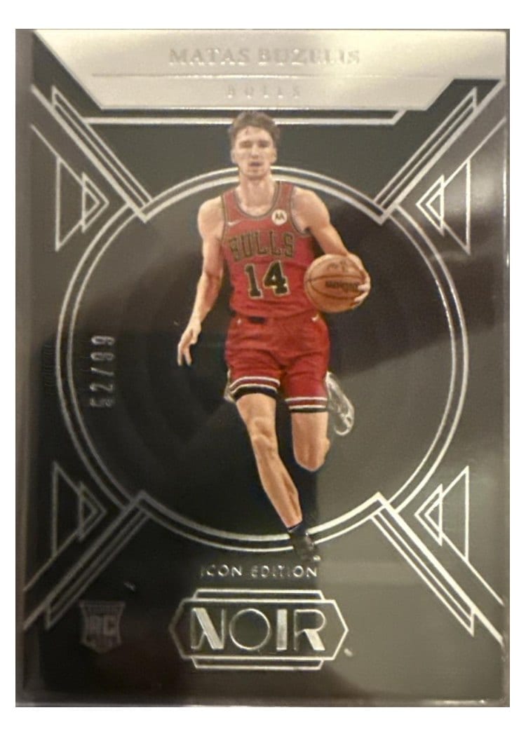 2024-25 Panini Noir Base Set Matas Buzelis #174 card