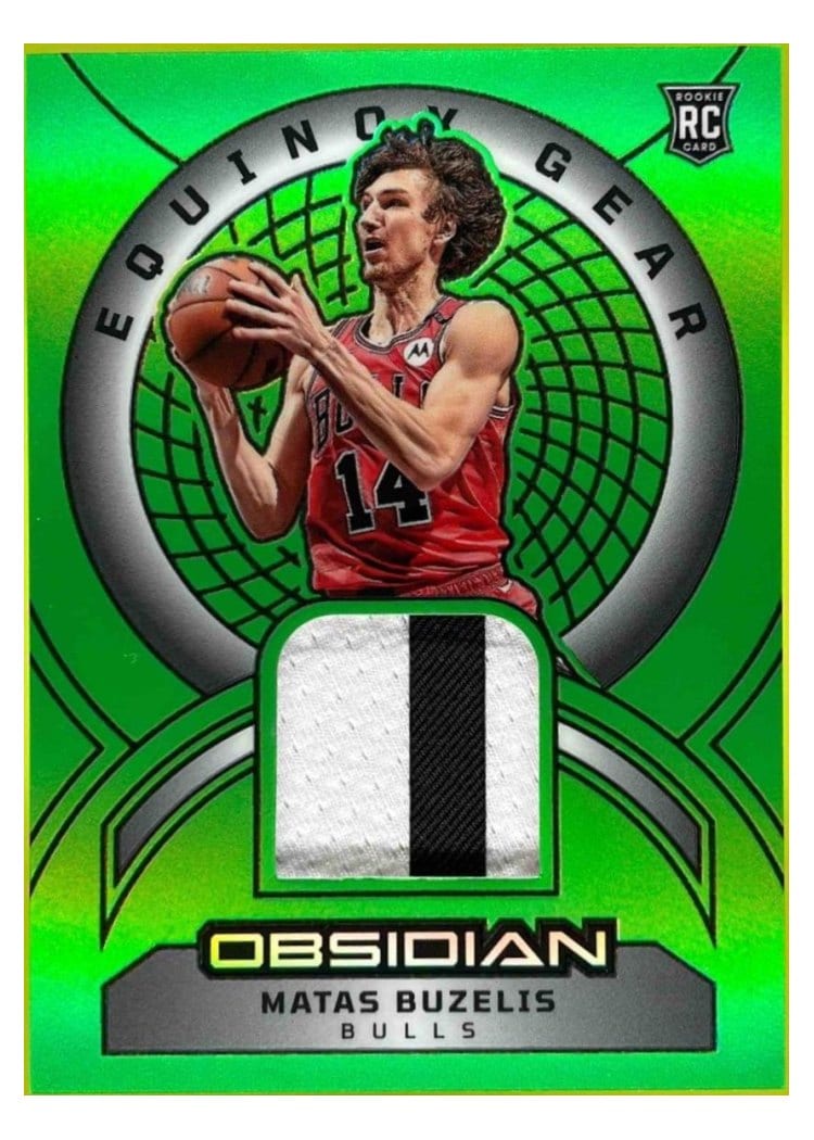 2024-25 Panini Obsidian Equinox Gear Matas Buzelis #EG-MBS card