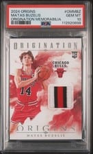 2024-25 Panini Origins Origination Memorabilia Set Matas Buzelis #OM-MBZ card