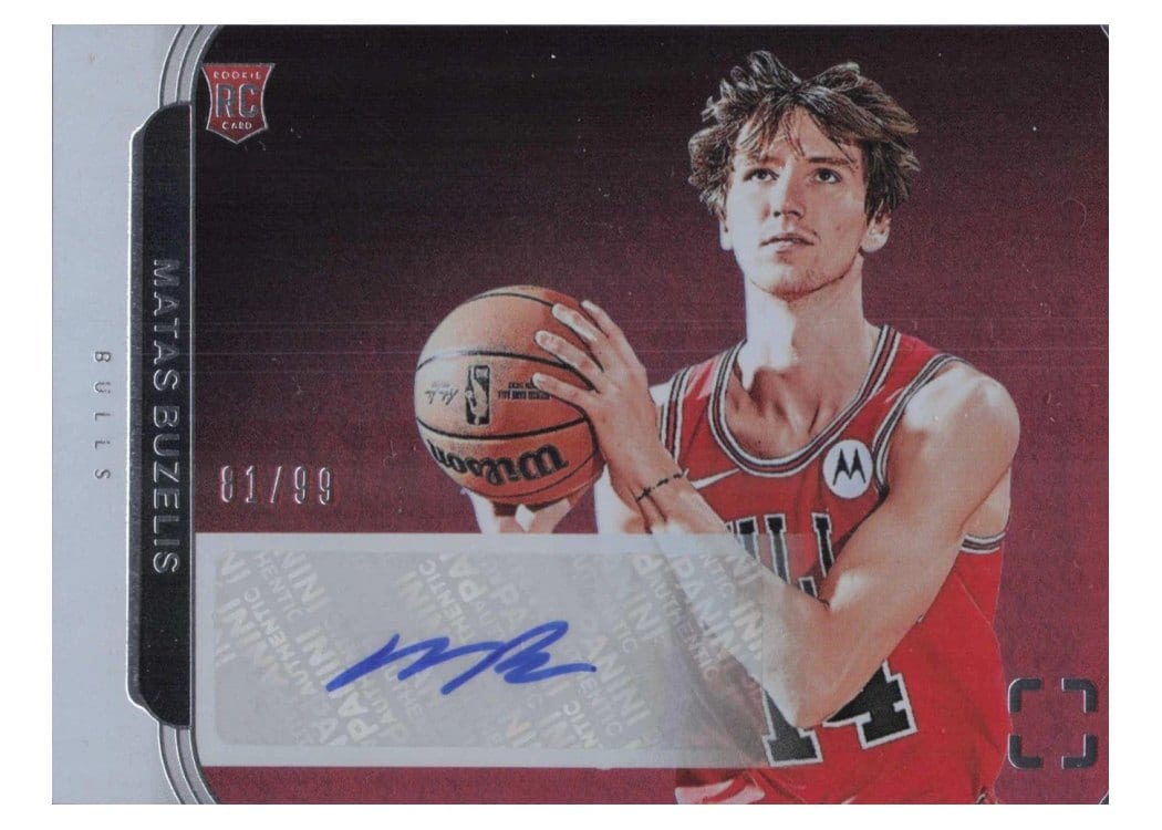 2024-25 Panini Photogenic Rookie Autographs Set Matas Buzelis #RA-BUZ card