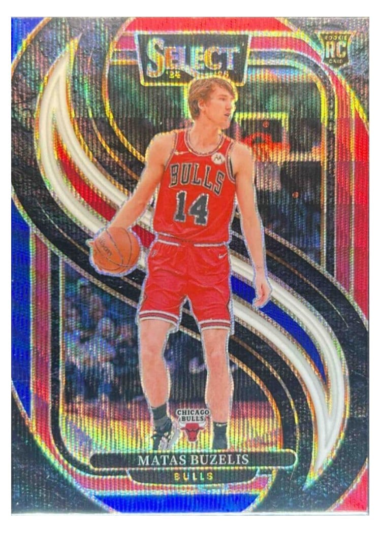 2024-25 Panini Select Base Set Matas Buzelis #166 card