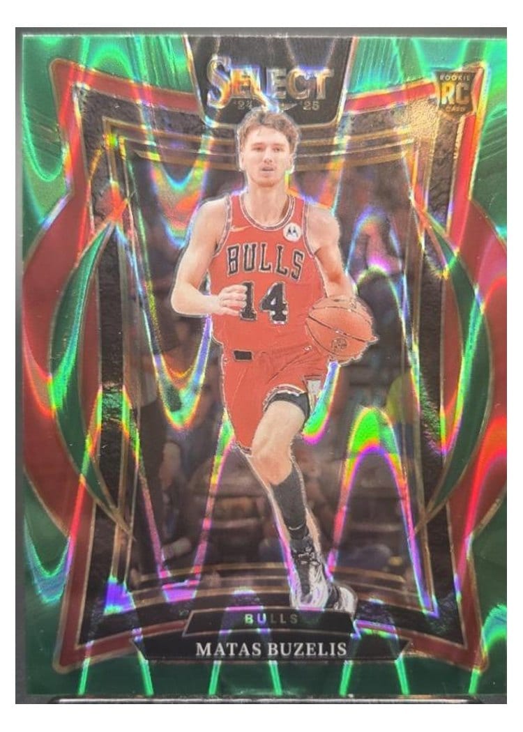 2024-25 Panini Select Base Set Matas Buzelis #70 card