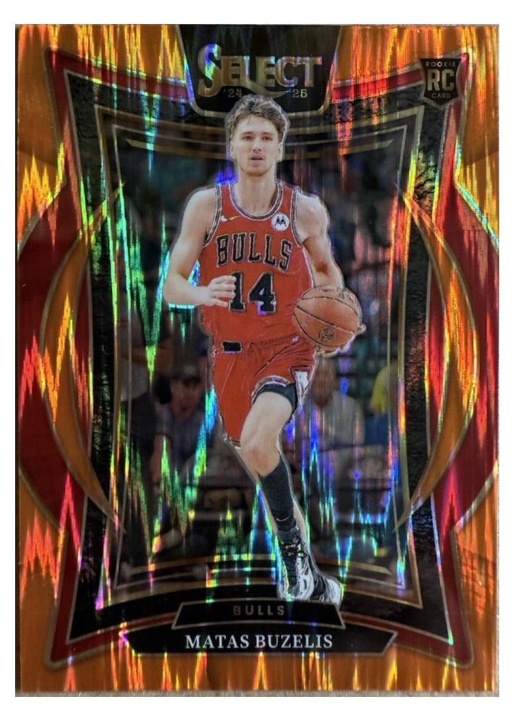2024-25 Panini Select Base Set Matas Buzelis #70 card