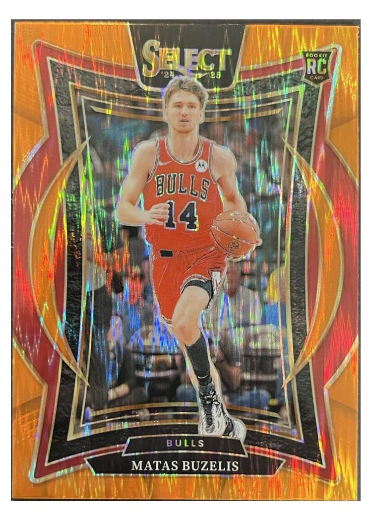 2024-25 Panini Select Base Set Matas Buzelis #70 card