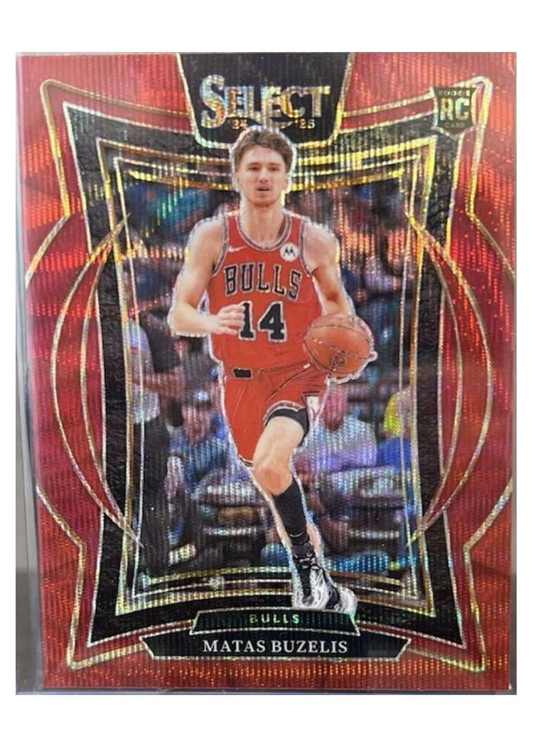 2024-25 Panini Select Base Set Matas Buzelis #70 card