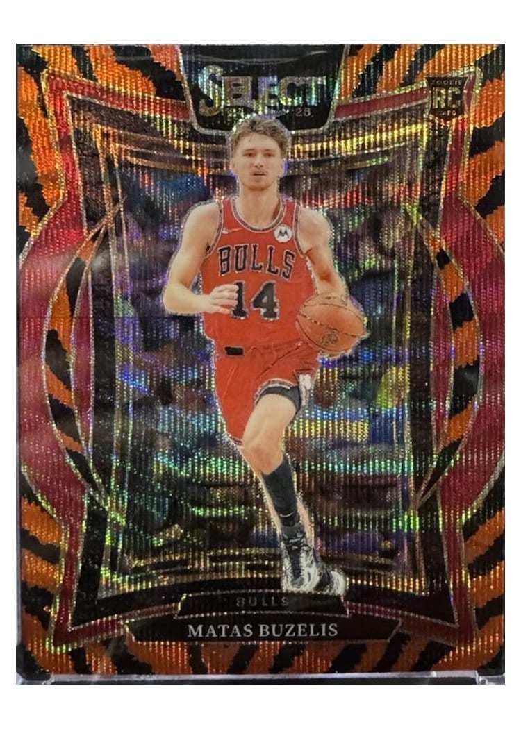2024-25 Panini Select Base Set Matas Buzelis #70 card