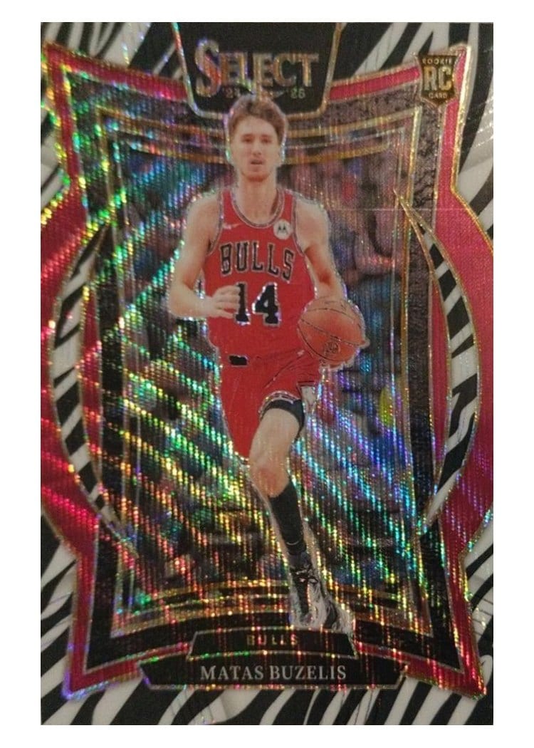 2024-25 Panini Select Base Set Matas Buzelis #70 card