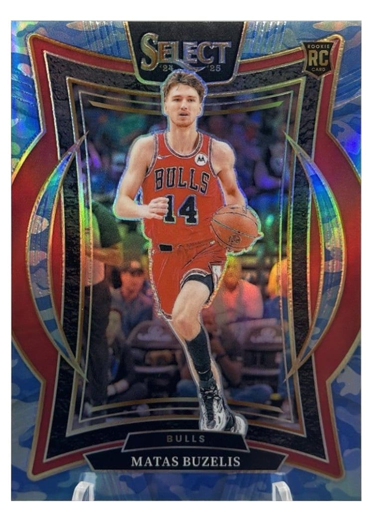 2024-25 Panini Select Base Set Matas Buzelis #70 card
