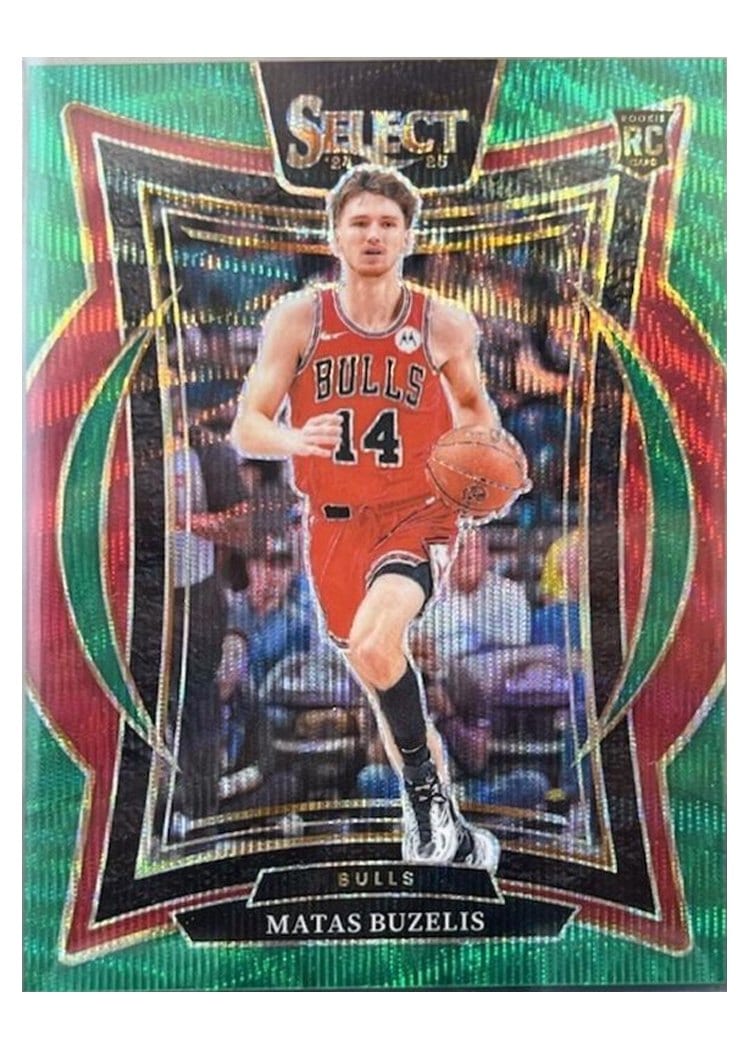 2024-25 Panini Select Base Set Matas Buzelis #70 card