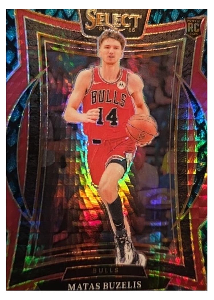 2024-25 Panini Select Base Set Matas Buzelis #70 card