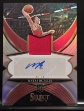 2024-25 Panini Select Rookie Jersey Autographs Matas Buzelis #RJA-BUZ