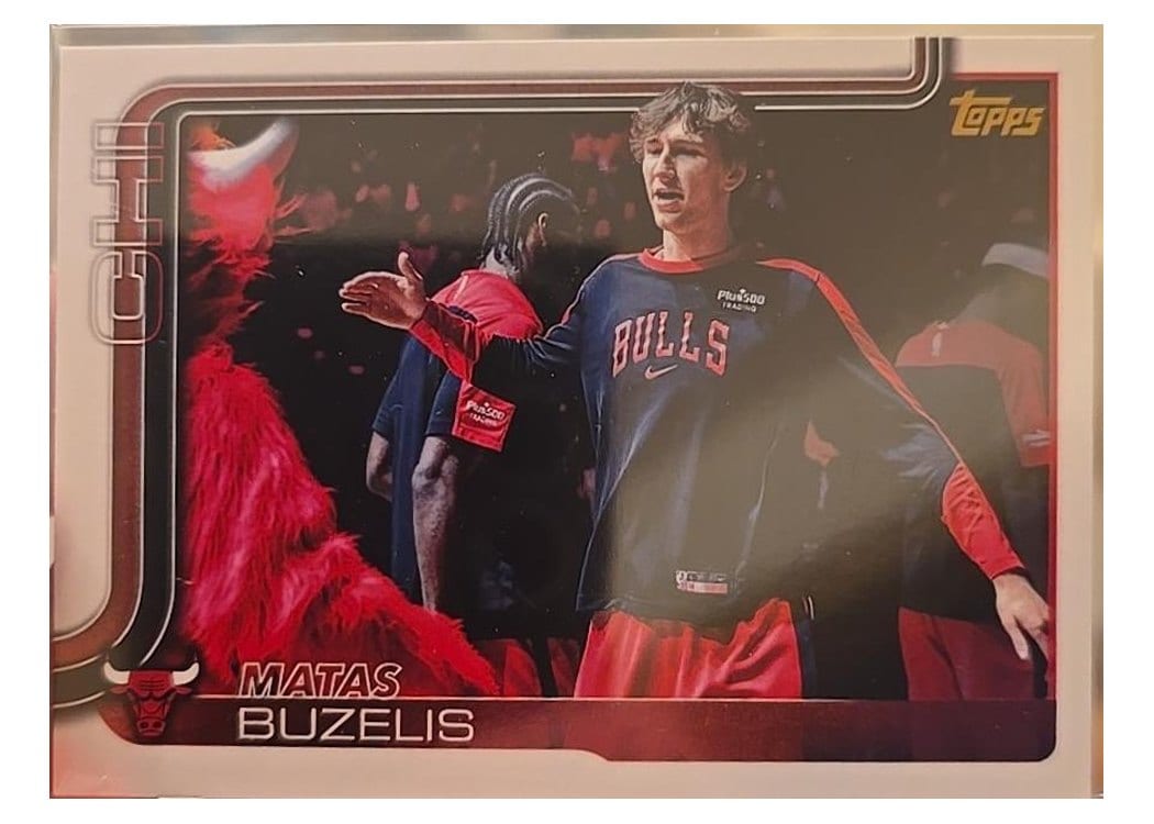 2025-26 Topps Base Set Matas Buzelis #37 card