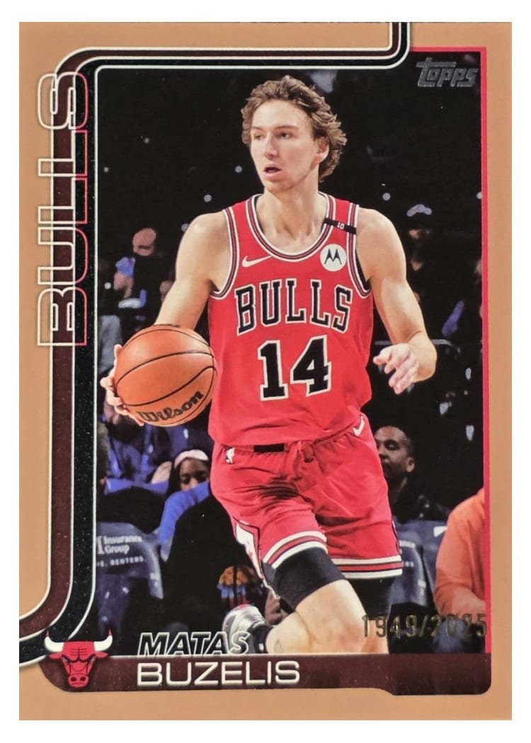 2025-26 Topps Base Set Matas Buzelis #37 card