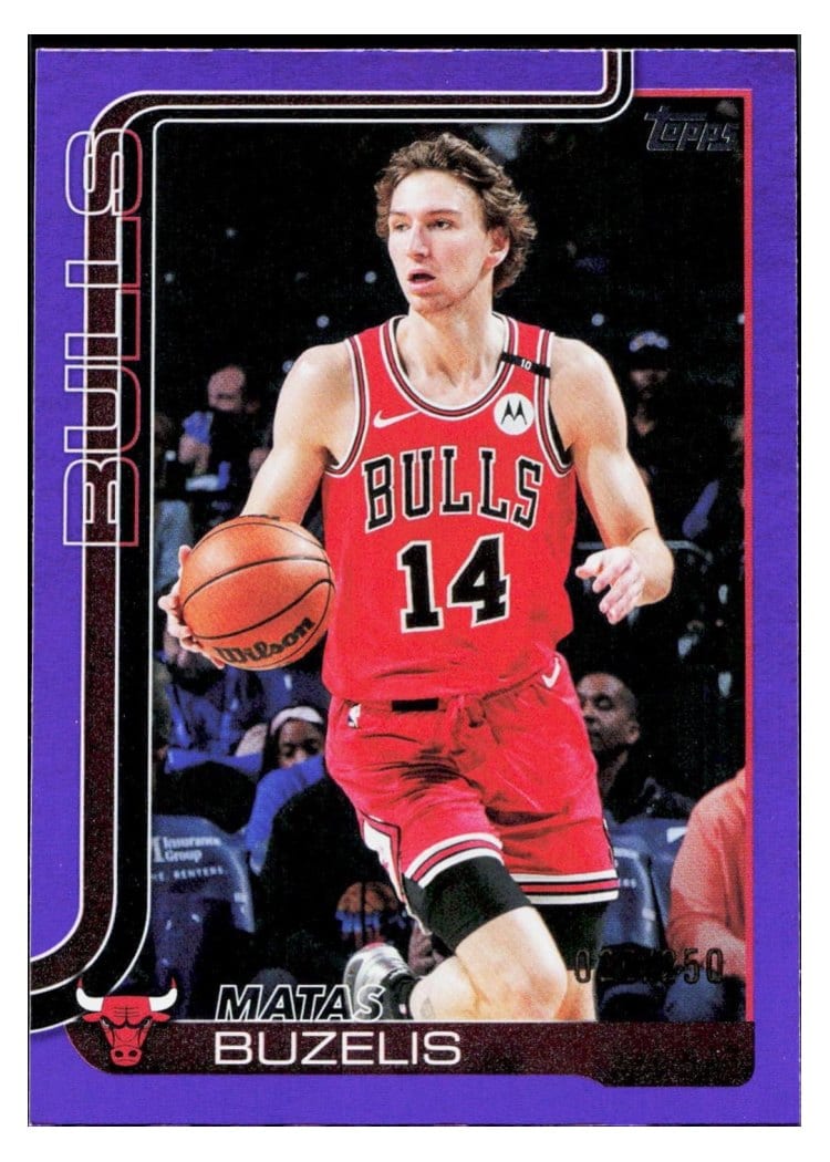 2025-26 Topps Base Set Matas Buzelis #37 card