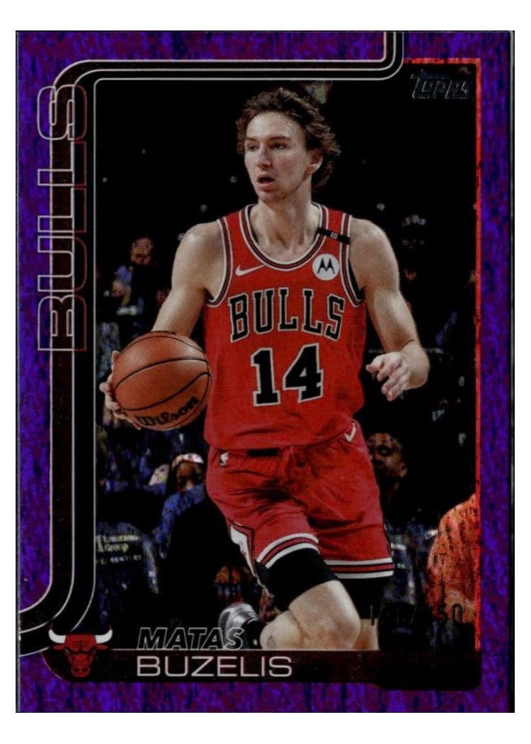 2025-26 Topps Base Set Matas Buzelis #37 card