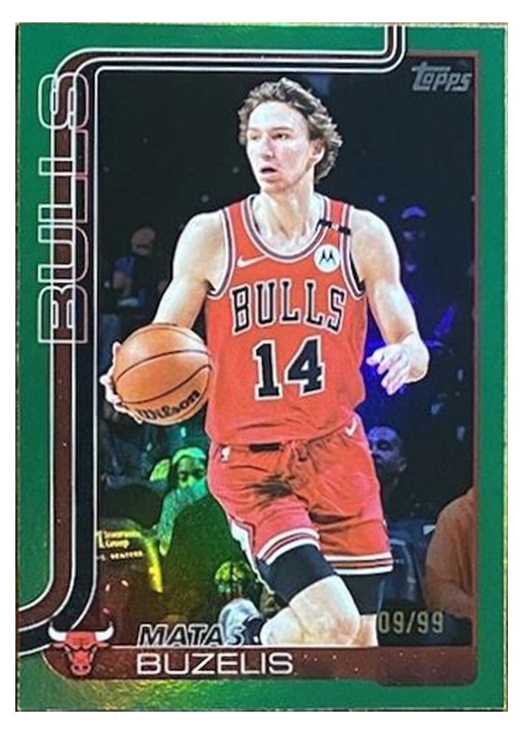 2025-26 Topps Base Set Matas Buzelis #37 card