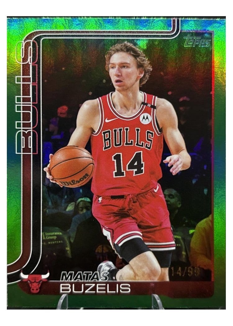 2025-26 Topps Base Set Matas Buzelis #37 card