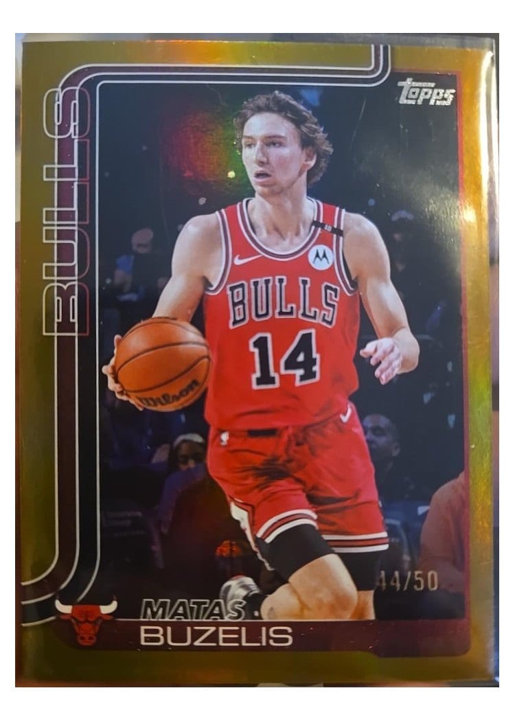 2025-26 Topps Base Set Matas Buzelis #37 card