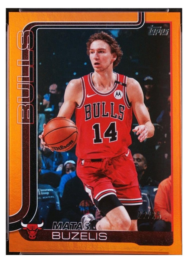 2025-26 Topps Base Set Matas Buzelis #37 card