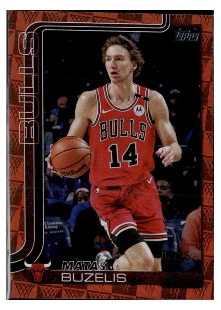 2025-26 Topps Base Set Matas Buzelis #37 card