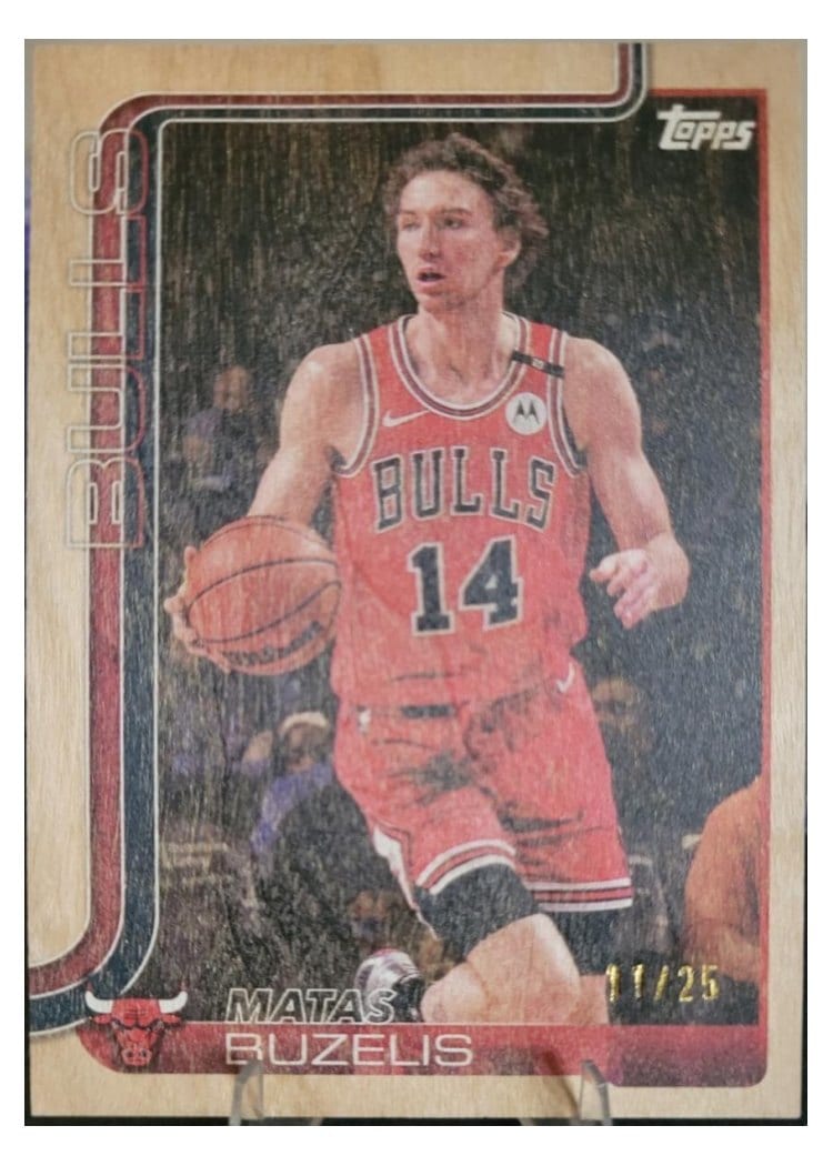 2025-26 Topps Base Set Matas Buzelis #37 card