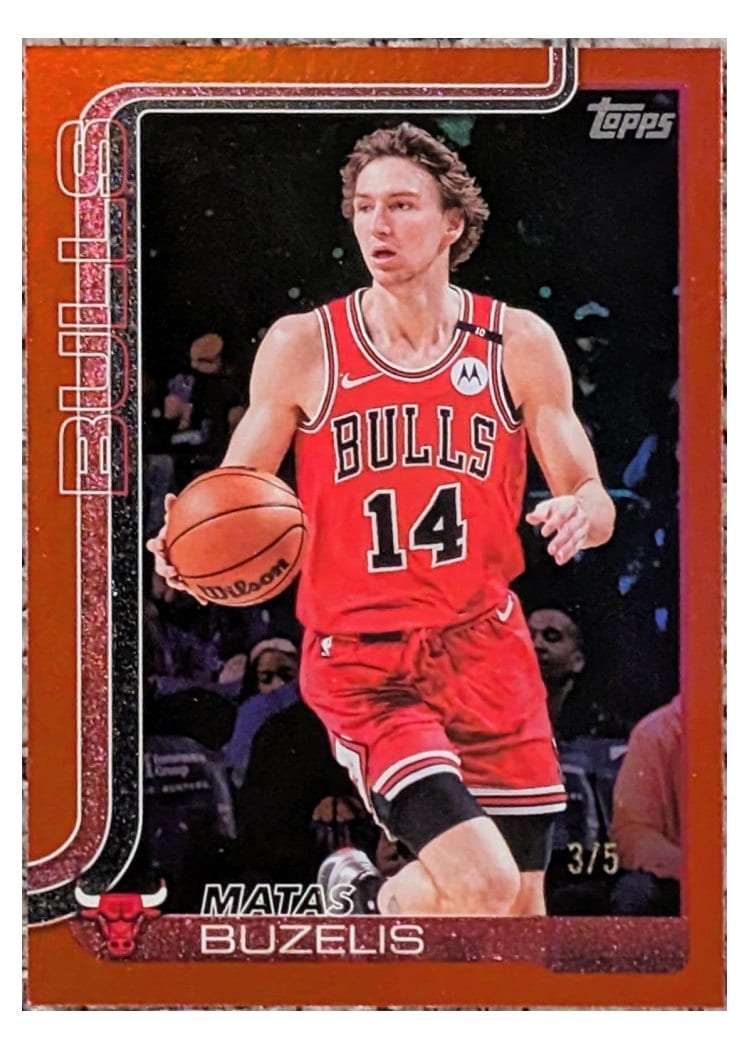 2025-26 Topps Base Set Matas Buzelis #37 card