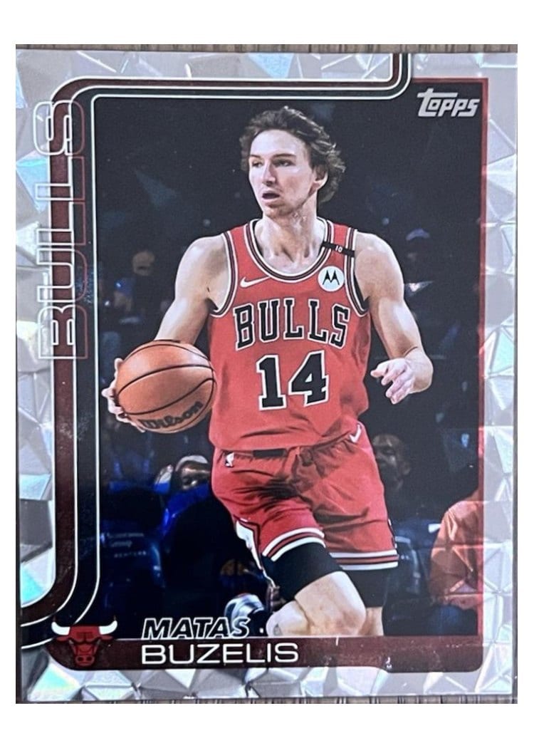 2025-26 Topps Base Set Matas Buzelis #37 card