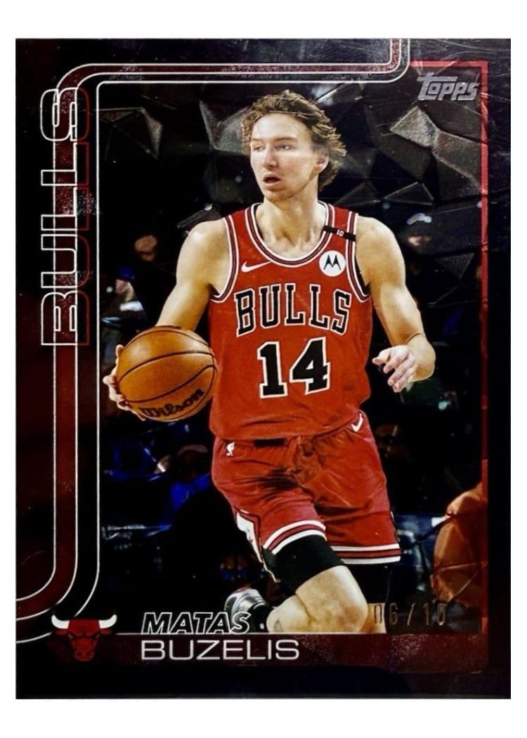 2025-26 Topps Base Set Matas Buzelis #37 card