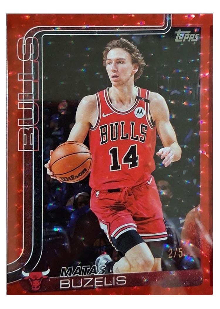2025-26 Topps Base Set Matas Buzelis #37 card