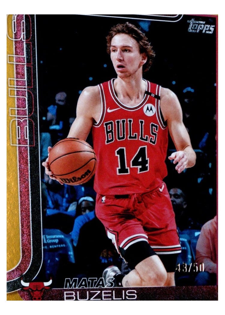 2025-26 Topps Base Set Matas Buzelis #37 card