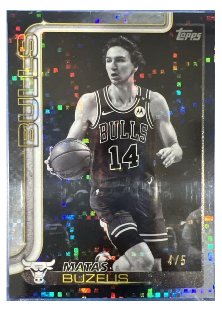 2025-26 Topps Base Set Matas Buzelis #37 card